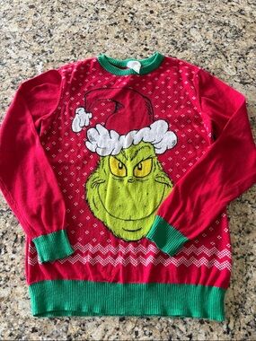 Grinch Christmas sweater XL (12-14)
